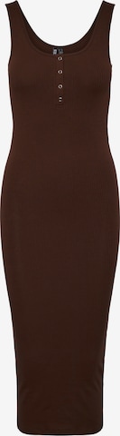 Pieces Petite Dress 'Kitte' in Brown: front