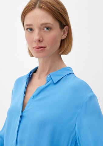 s.Oliver BLACK LABEL Blouse in Blue
