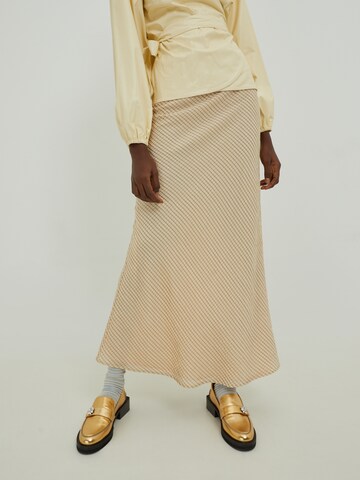 EDITED Skirt 'Samira' in Beige: front