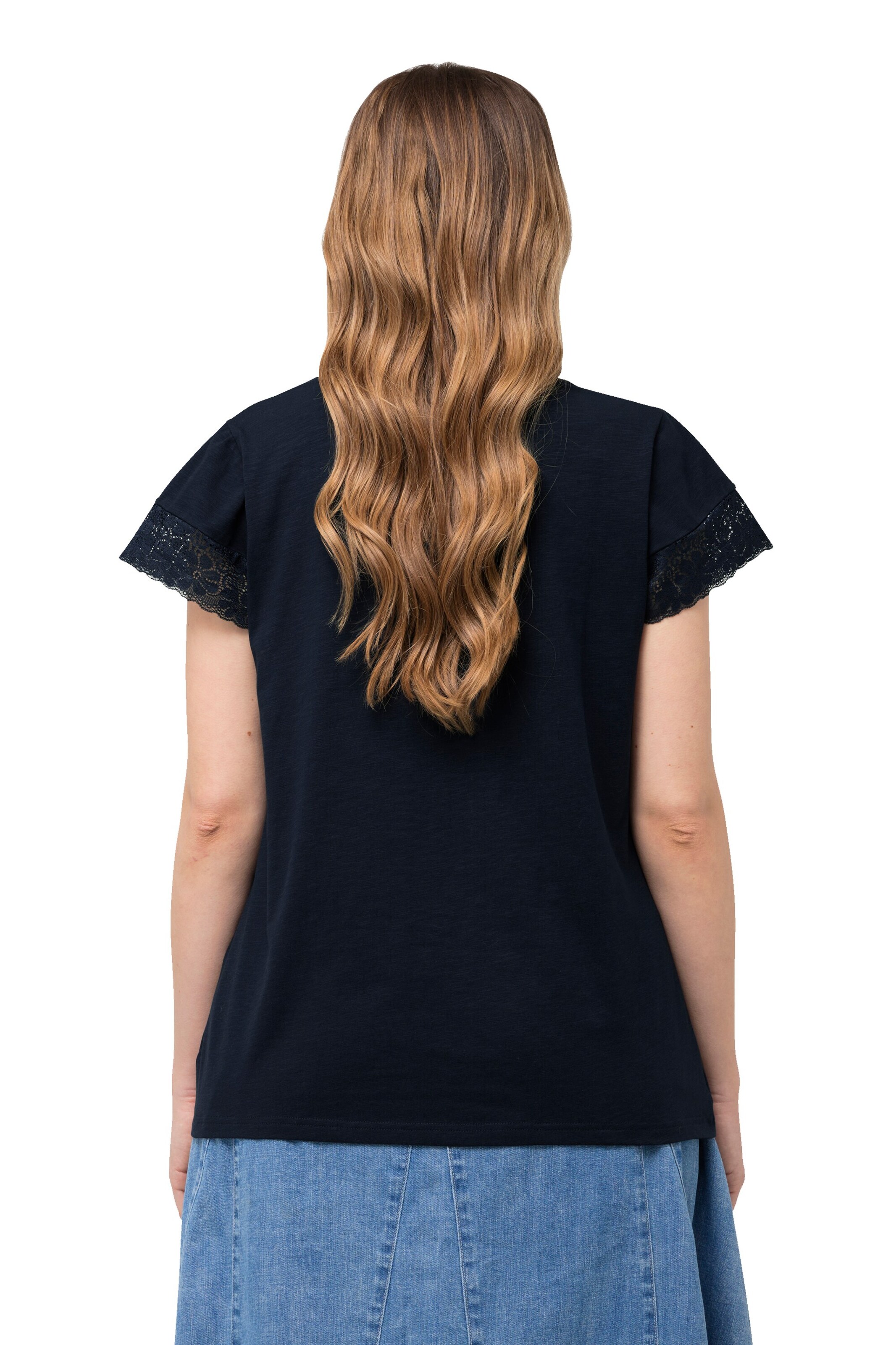 Ulla Popken Shirt in Zwart