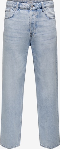 Only & Sons Normalny krój Jeansy w kolorze niebieski: przód