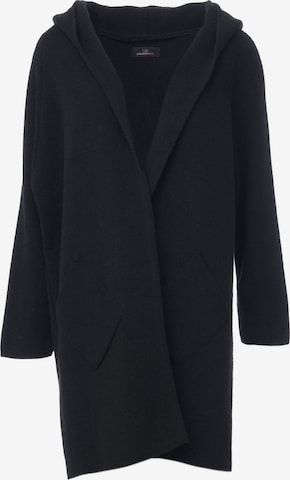 Zwillingsherz Fleece Jacket in Black: front
