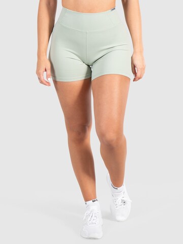 Smilodox Skinny Sportshorts 'Advance Pro' in Grün: predná strana