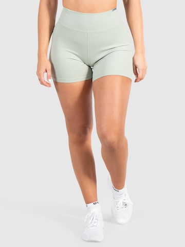 Skinny Pantalon de sport 'Advance Pro' Smilodox en vert : devant