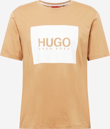 HUGO Shirt 'Dolive' in Beige: front