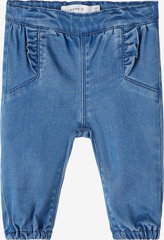 NAME IT Tapered Jeans 'Bella' in Blauw: voorkant