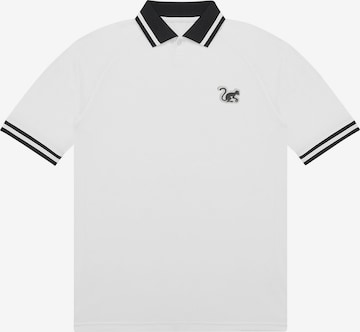 Surf Monkey - Camiseta funcional en blanco: frente