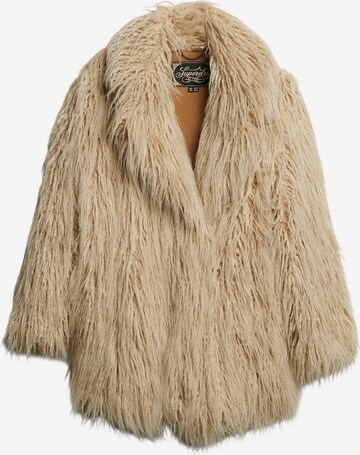 Superdry Winter Coat in Beige: front