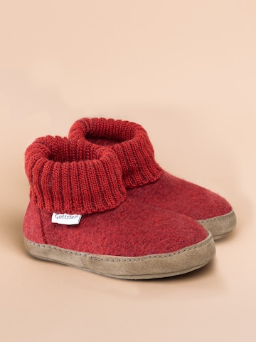 Gottstein Hausschuh 'Hüttenschuhe Alpine Boot LE'‌‌‌‌ in Rot