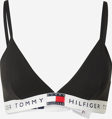 Tommy Hilfiger Underwear Треугольник Бюстгальтер в Черный: спереди