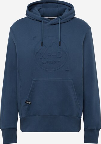 Superdry Sweatshirt in Blauw: voorkant