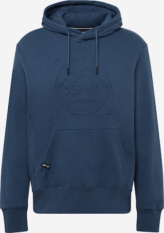 Superdry Sweatshirt in Blau: predná strana