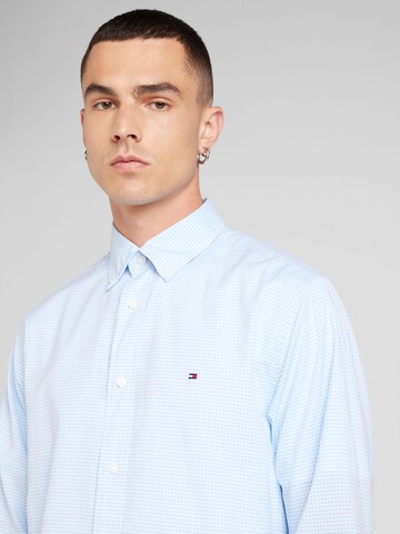 TOMMY HILFIGER Regularny krój Koszula 'Flex' w kolorze niebieski