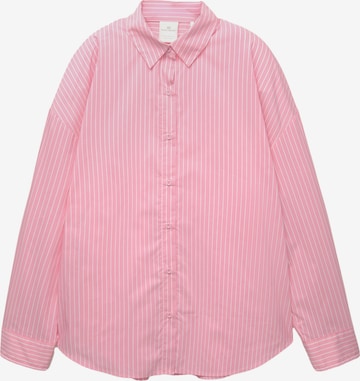 Pull&Bear Pusero värissä vaaleanpunainen: etupuoli