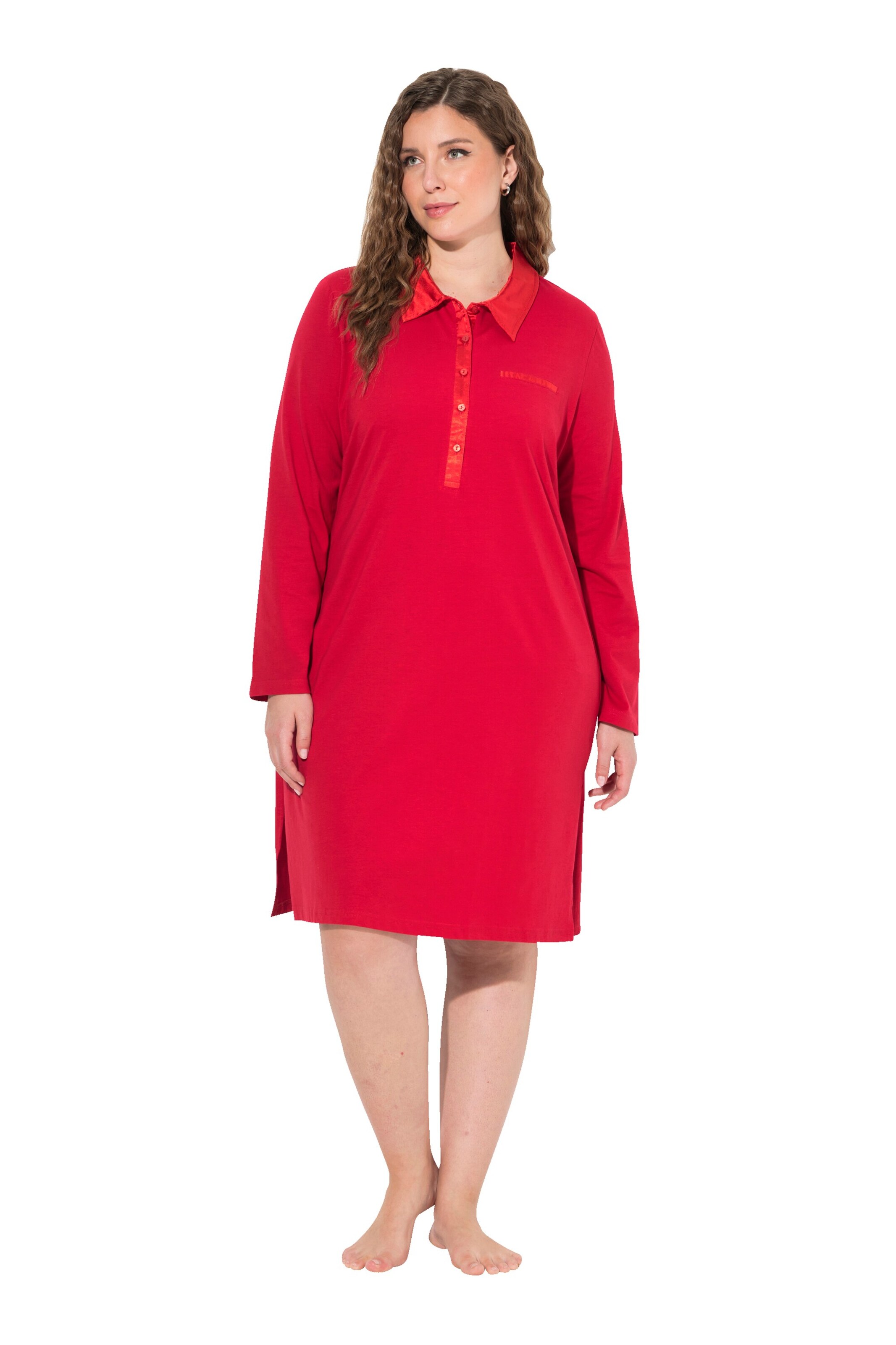 Chemise de nuit Ulla Popken en rouge