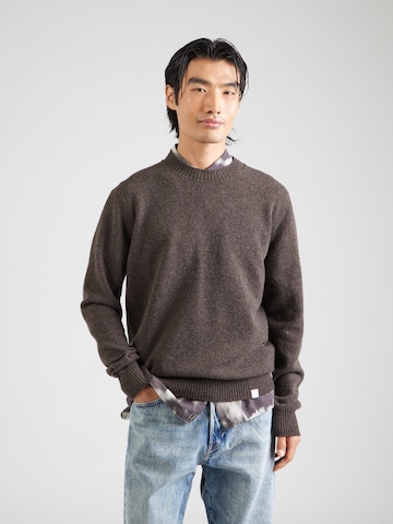 Pull-over NORSE PROJECTS en marron : devant