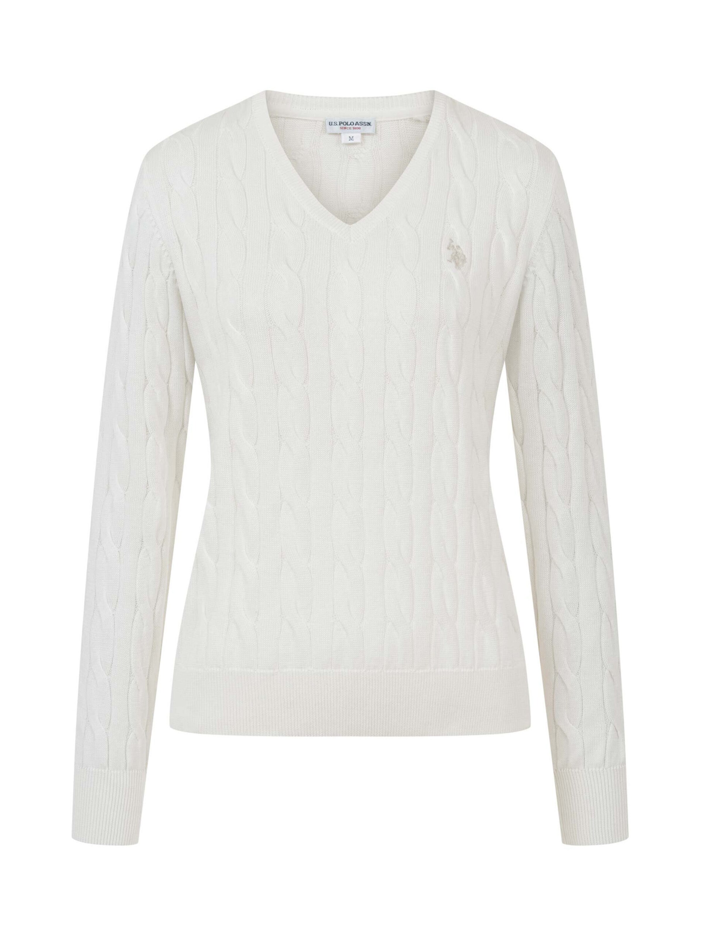 U.S. POLO ASSN. Sweater in White: front