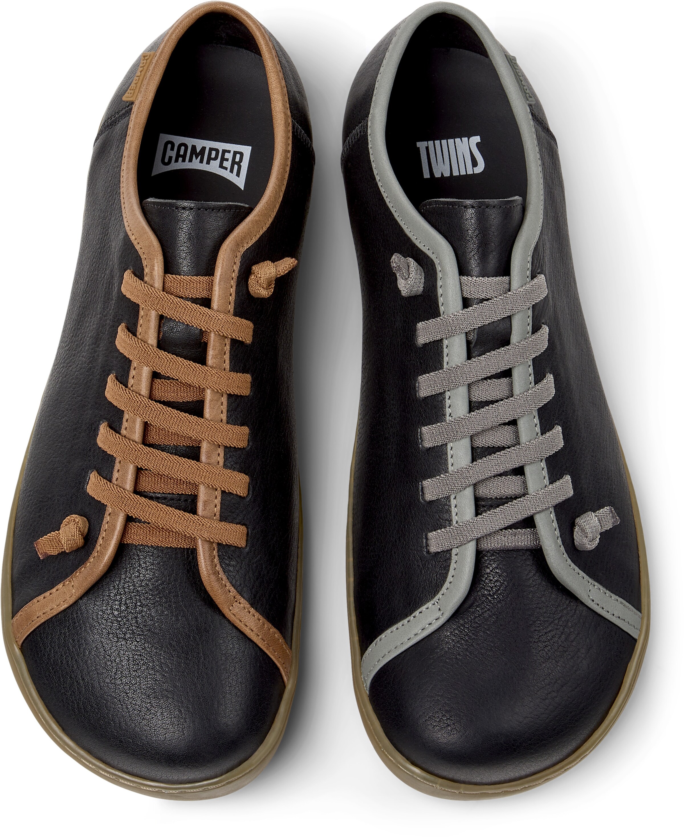 Baskets basses 'Peu Cami' CAMPER en noir