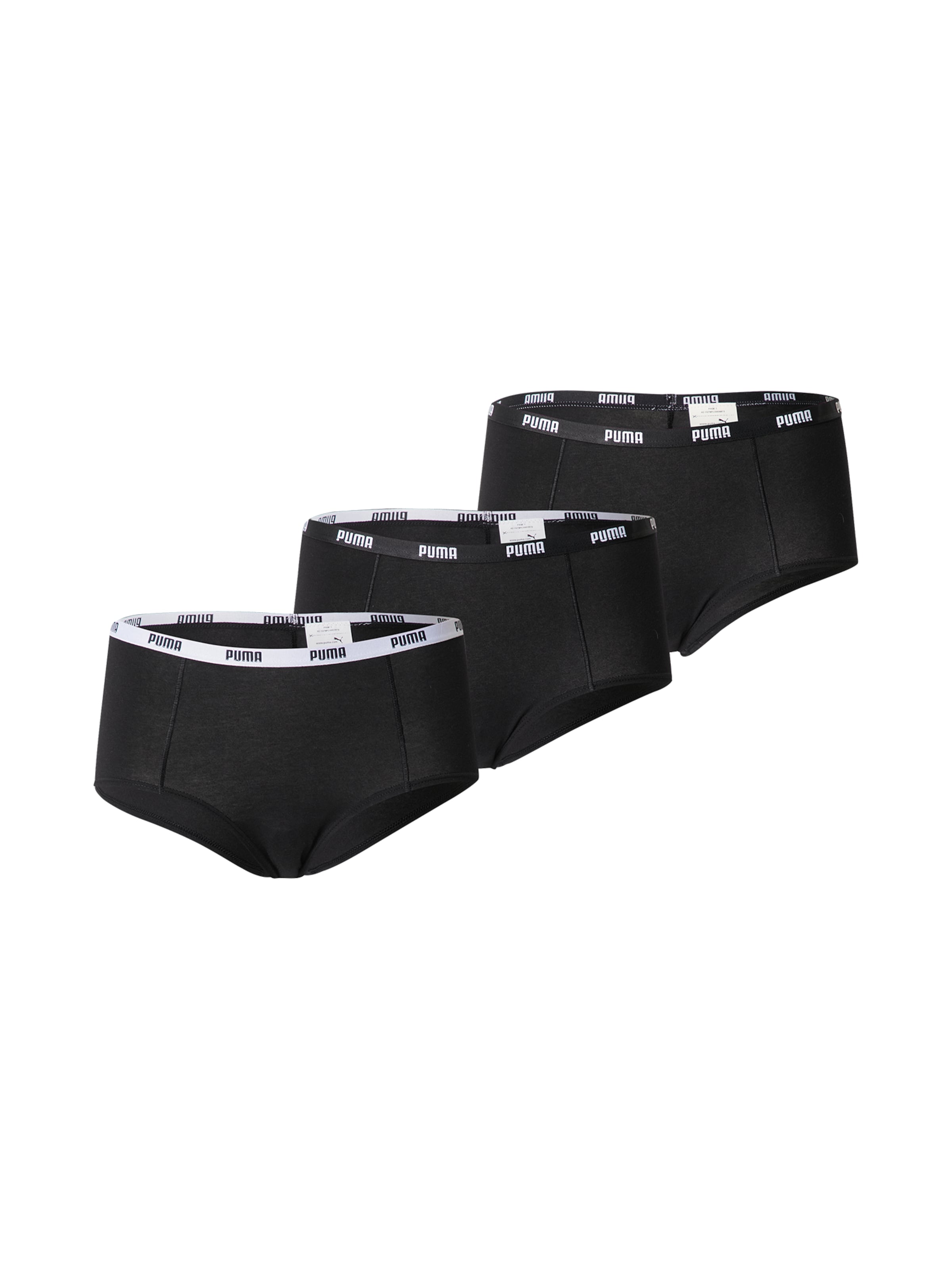 PUMA Kalhotky – černá: přední strana