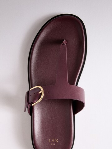 Tongs The Set en rouge