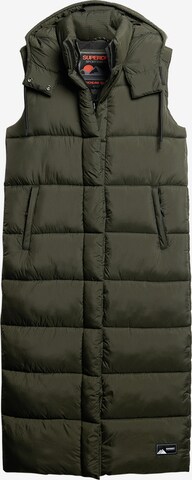 Superdry Vest in Green: front