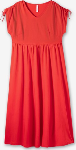 SHEEGO Dress in Red: front