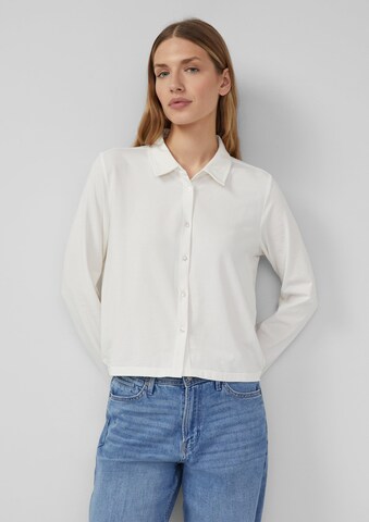 s.Oliver Bluse in Beige: Vorderseite