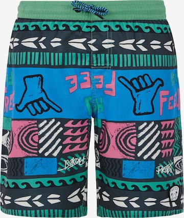 PROTEST Badeshorts 'PRTRonald JR' in Grün: Vorderseite