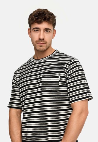INDICODE JEANS Shirt 'Drop' in Schwarz
