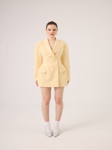 Blazer HOLLY LOLLY en jaune : devant