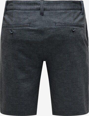 Only & Sons Regular Chino trousers 'Mark' in Black