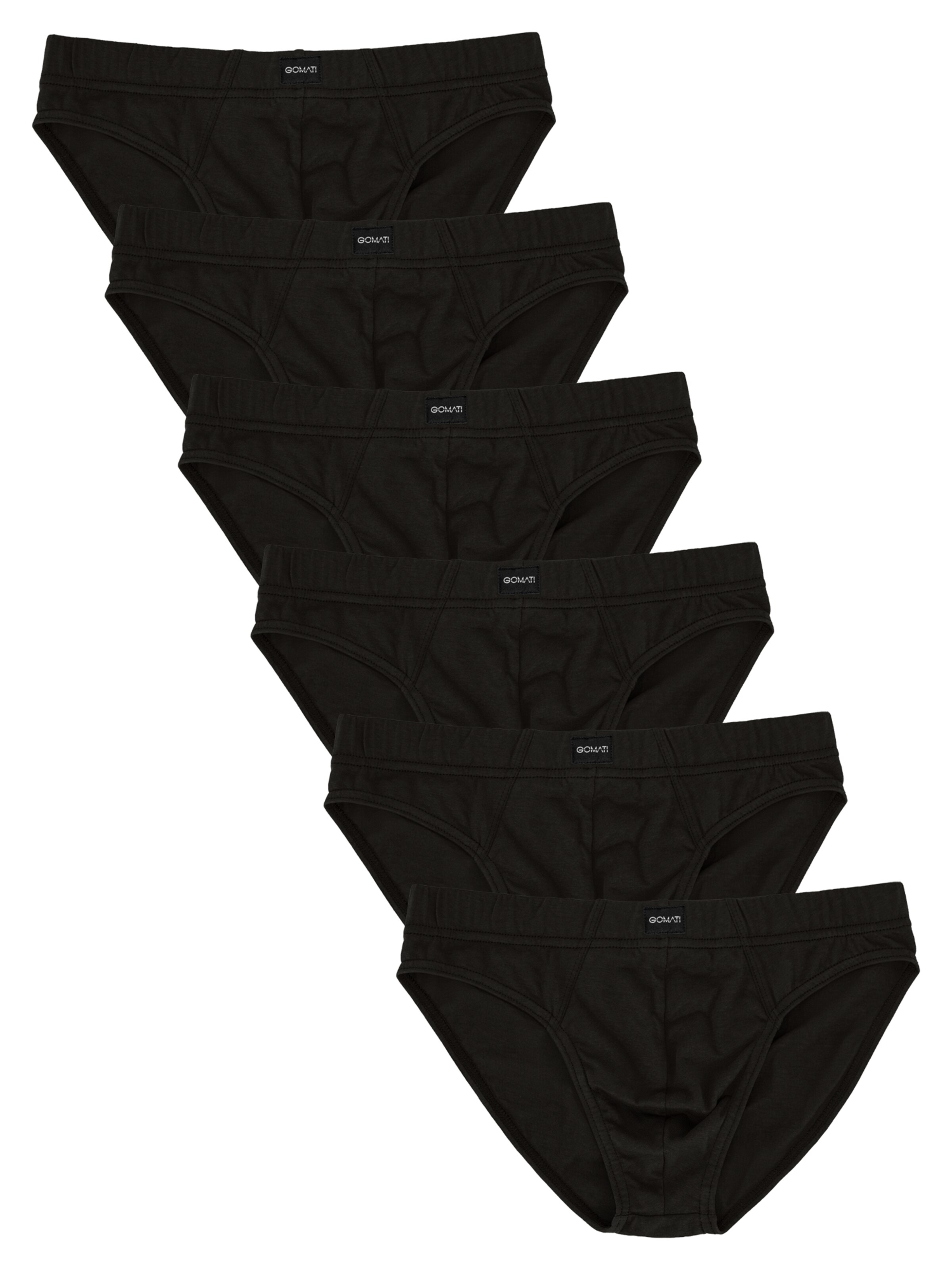 Gomati Panty 'Jersey Line' in Black: front