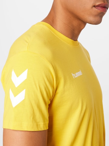 geltona Hummel Sportiniai marškinėliai