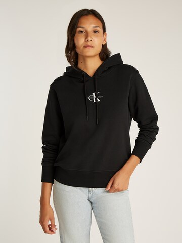 Felpa di Calvin Klein Jeans in nero: frontale