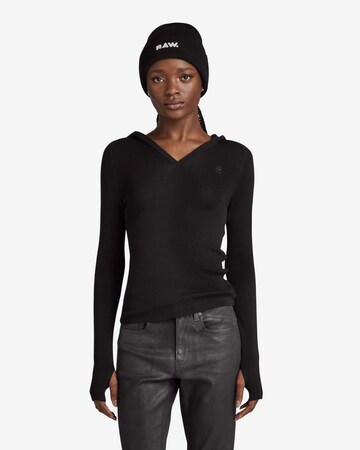 Pull-over G-Star RAW en noir : devant