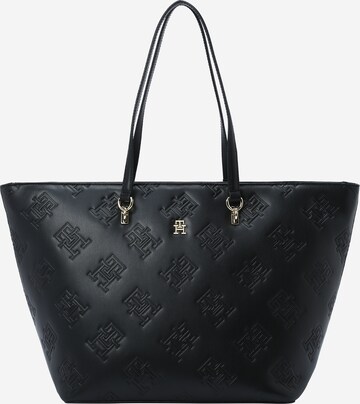 TOMMY HILFIGER Shopper in Black: front