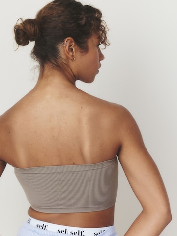 Bandeau Soutien-gorge self. en beige