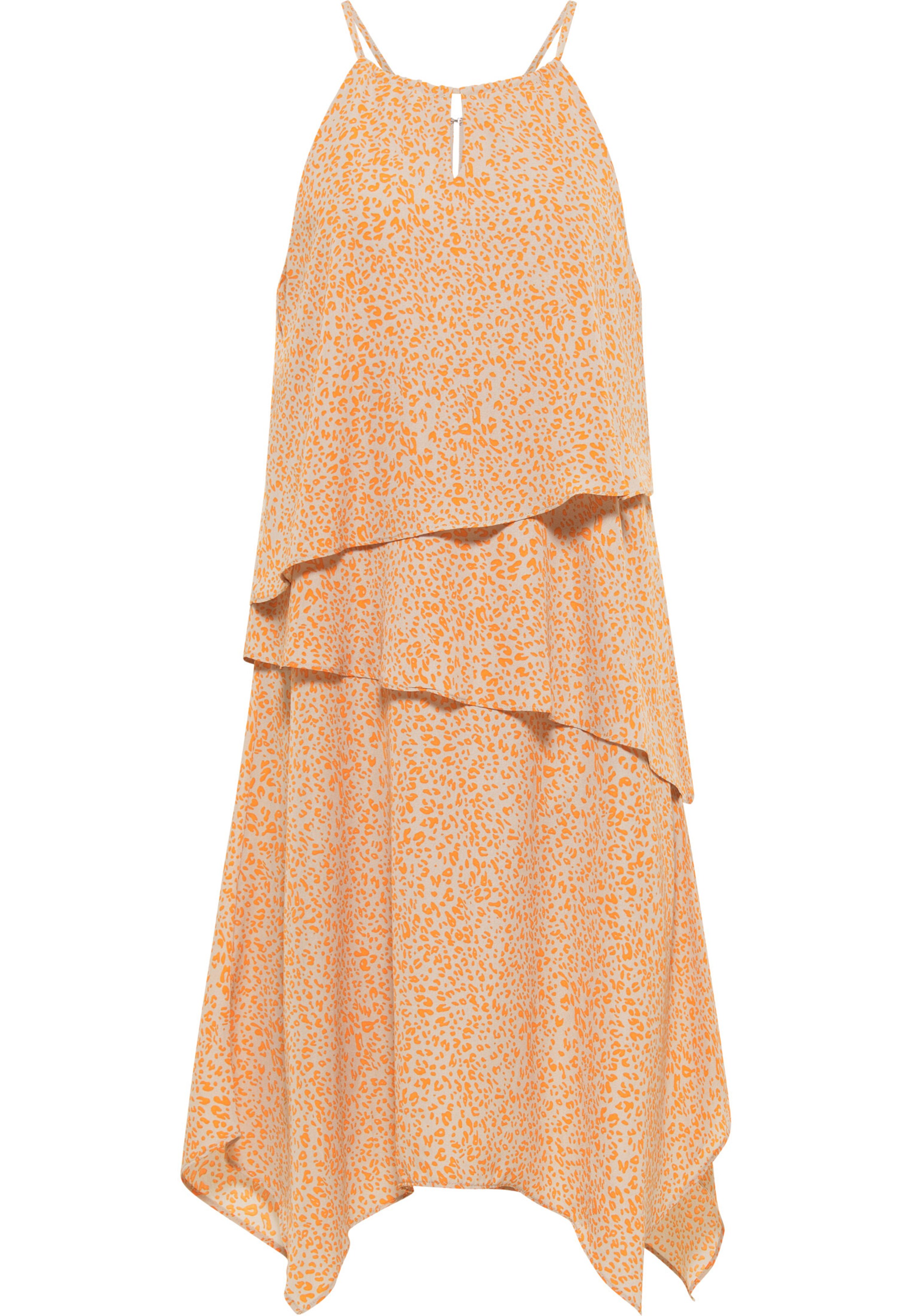 IZIA - Vestido de verão em laranja: frente