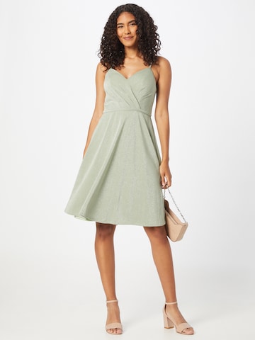 Robe de cocktail STAR NIGHT en vert