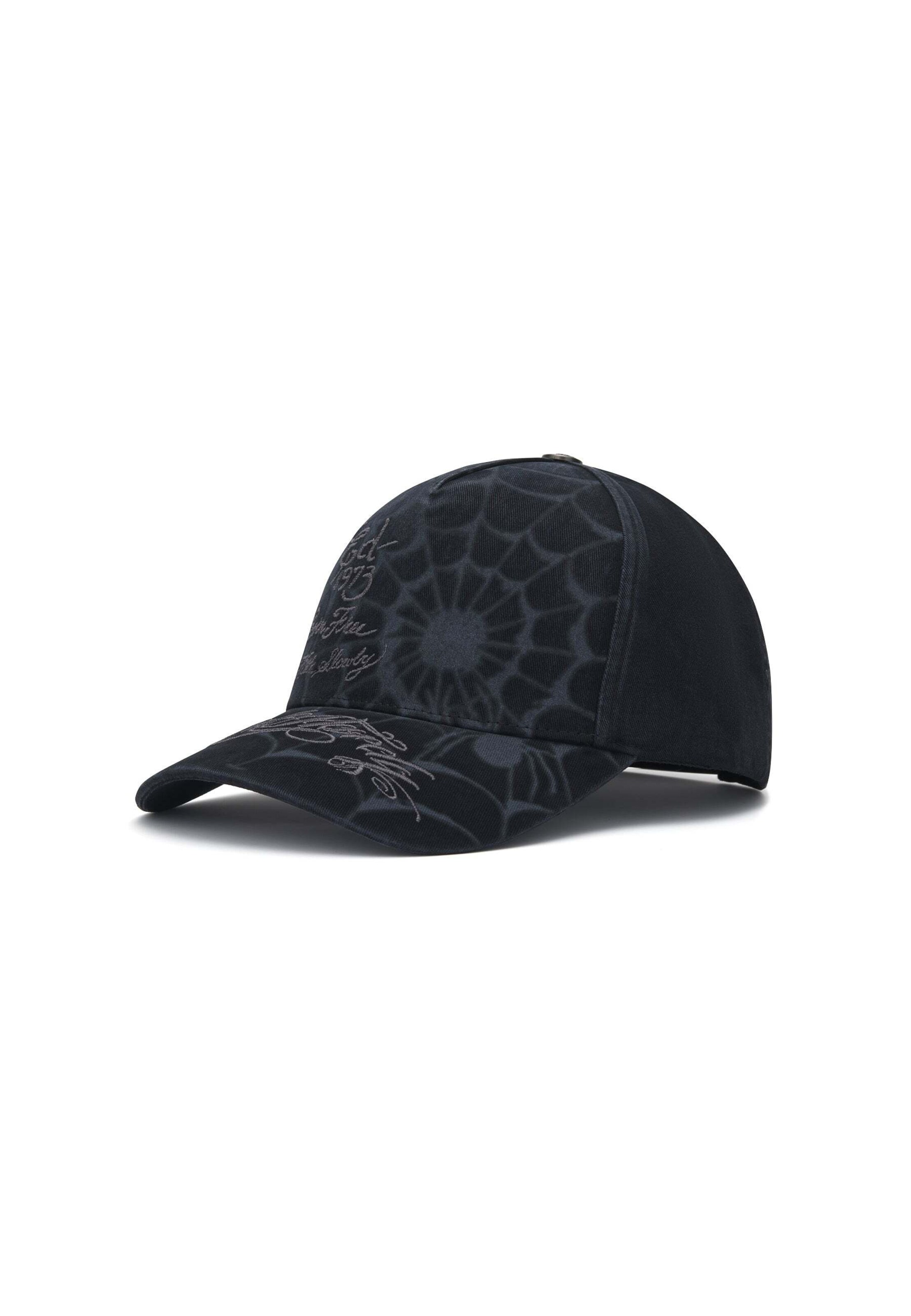 Ed Hardy Шапка с козирка в размер 55-60 в черно / бяло, Преглед на продукта