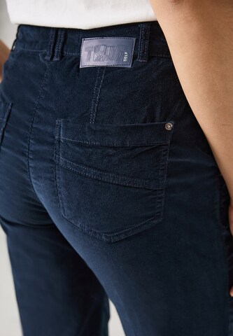 CECIL Skinny Chinohose in Blau