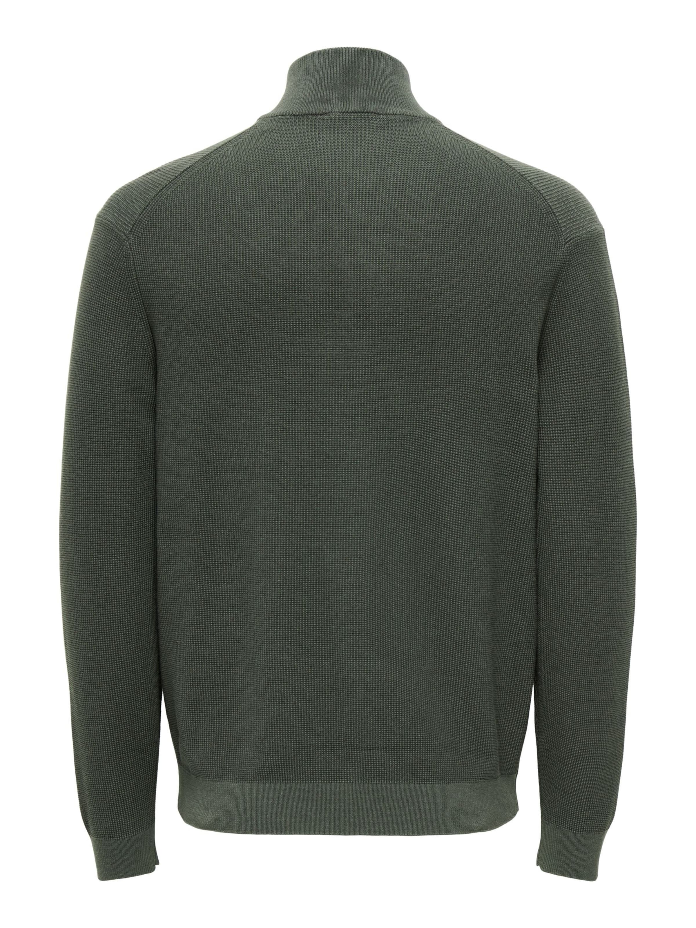 Pull-over Only & Sons en vert