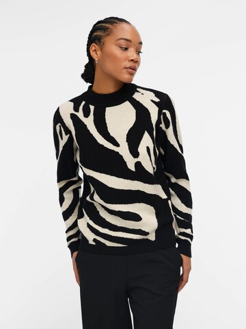 Pull-over 'Ray' OBJECT en noir : devant