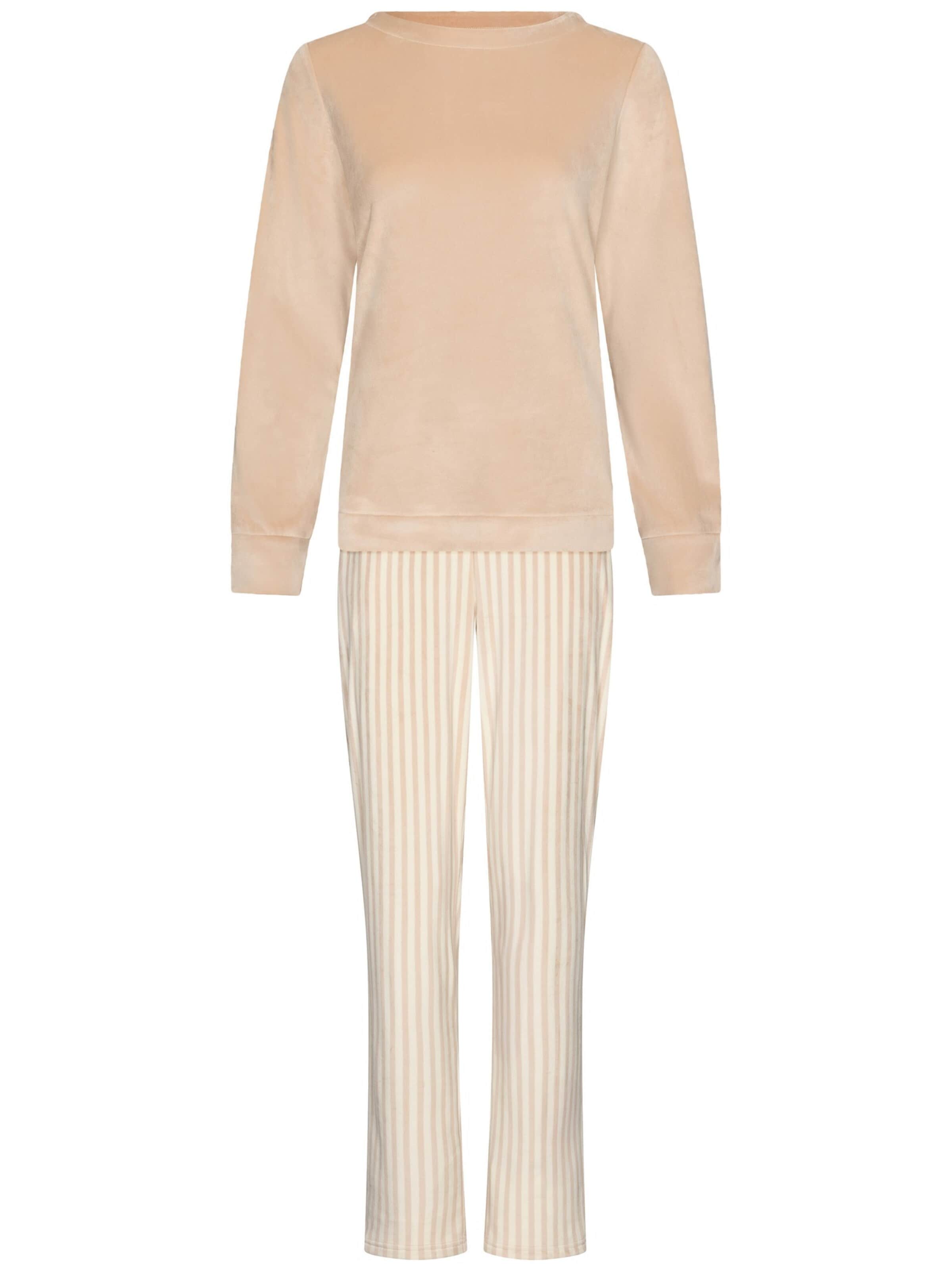 Pastunette Pyjama in Beige: voorkant