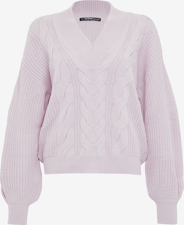 Threadbare Trui 'Pebble' in Lila: voorkant