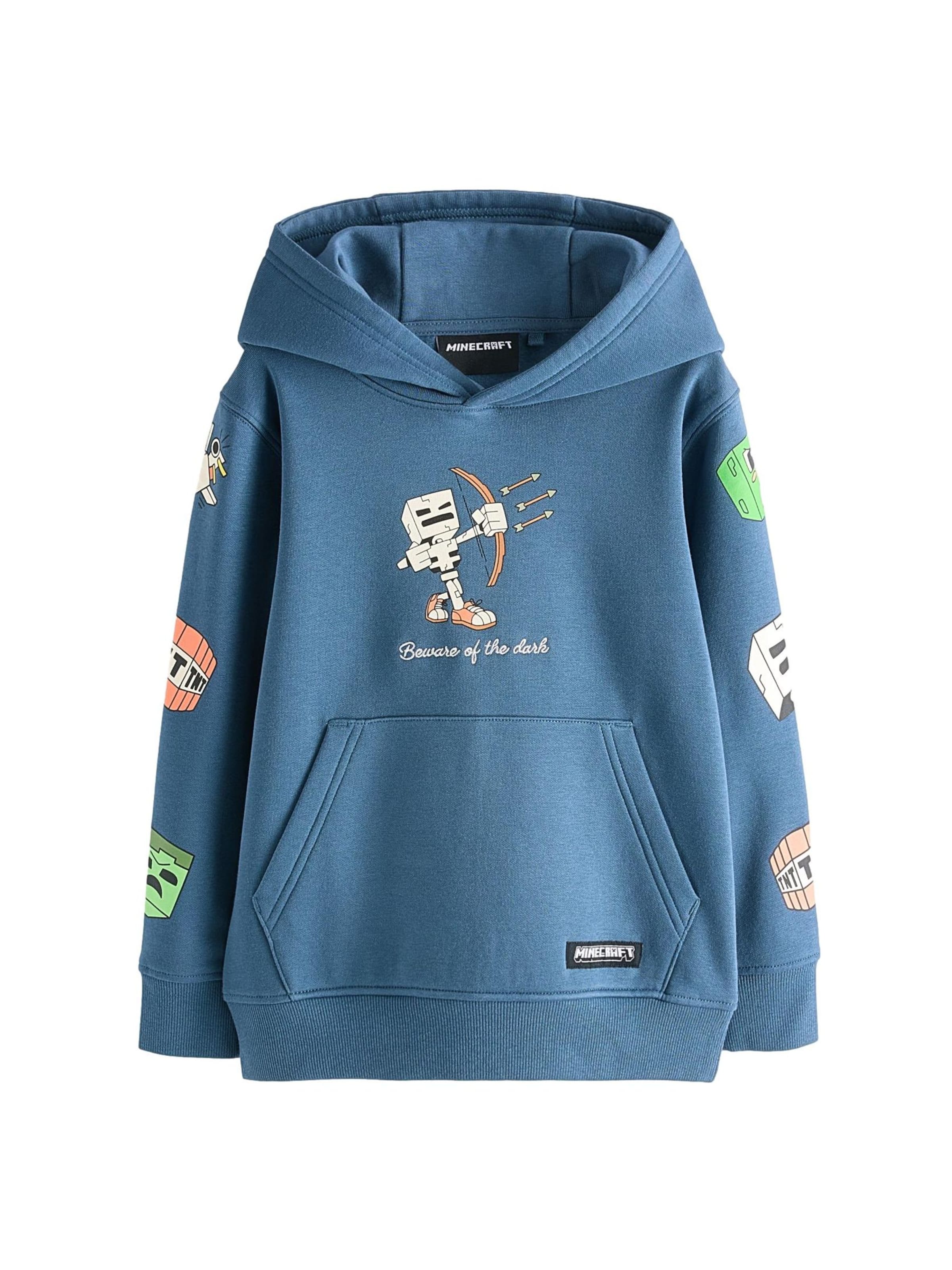 Next Mikina - Modrá: predná strana