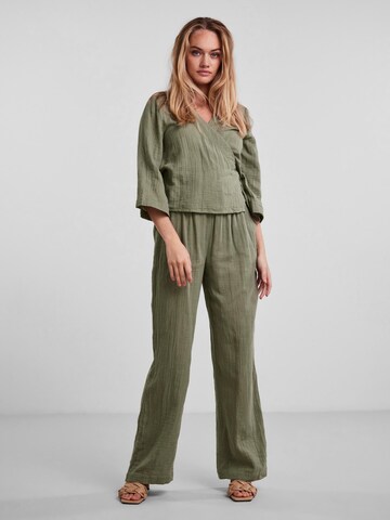 PIECES Blouse 'Lelou' in Groen