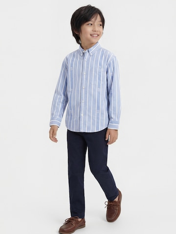 Coupe regular Chemise 'SP26 FRCH LS LOGO SHIRT' GAP en bleu