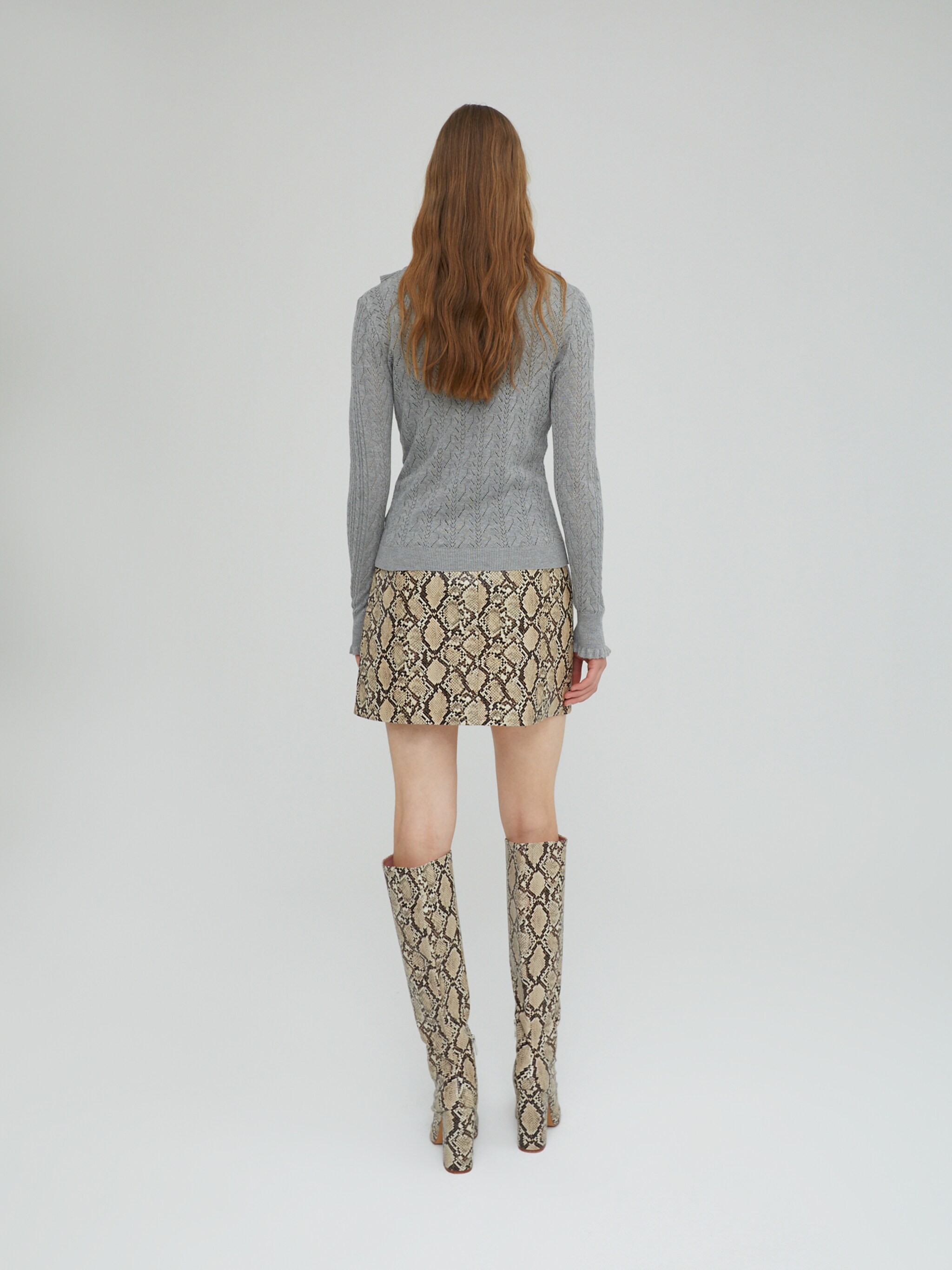 EDITED Produits Pull-over 'Elka' gris chiné