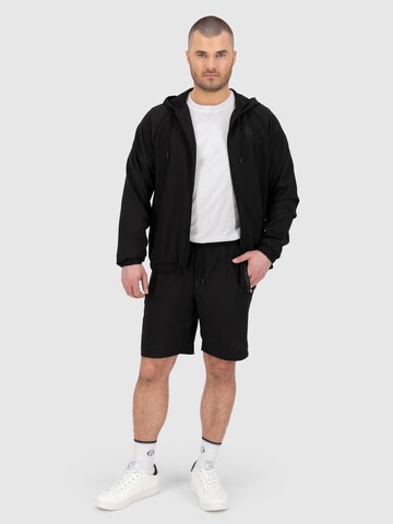 Sergio Tacchini Regular Sporthose 'RISPECCHIO' in Schwarz
